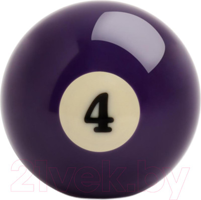 Бильярдный шар No Brand Pool Standard №4 (57.2мм)