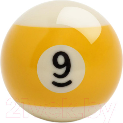 Бильярдный шар No Brand Pool Standard №9 (57.2мм)