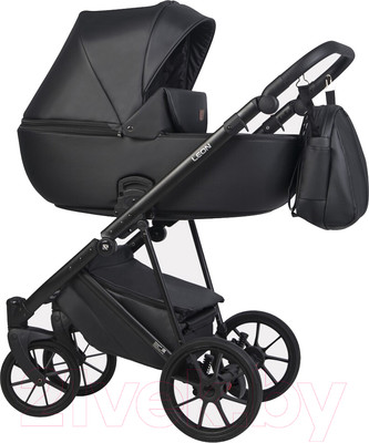 Детская универсальная коляска Riko Basic Leon 2 в 1 (04 черный)