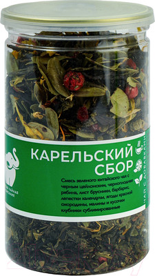 Чай листовой Первая чайная компания Карельский сбор Черный (110г)