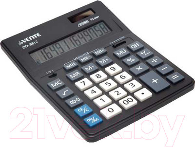 Калькулятор deVente DD-8812 / 4031305 (черный)