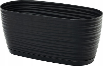 Кашпо Formplastic Sahara Petit / FP-3110-015 (черный)