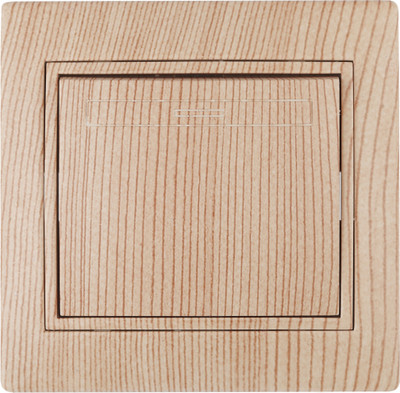 Выключатель INTRO Plano 1-101-11 / Б0053728 (сосна)