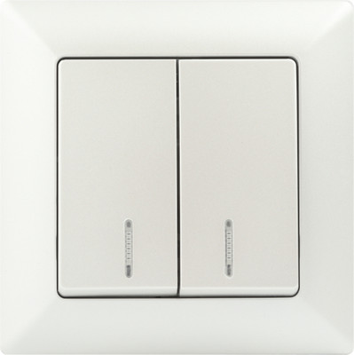 Выключатель INTRO Solo 4-105-06 / Б0053598 (перламутр)