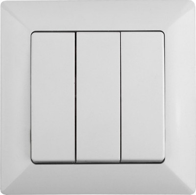 Выключатель INTRO Solo 4-106-01 / Б0053601 (белый)