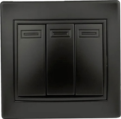 Выключатель INTRO Plano 1-106-05 / Б0053795 (антрацит)