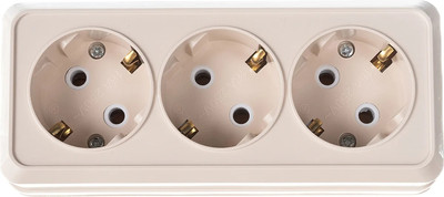 Розетка INTRO 2-206-02 / Б0053821 (слоновая кость)