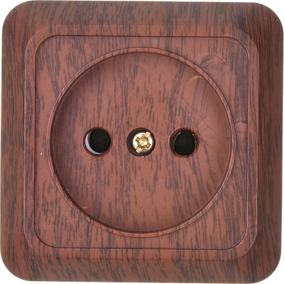 Розетка INTRO Quadro 2-201-10 / Б0053779 (венге)