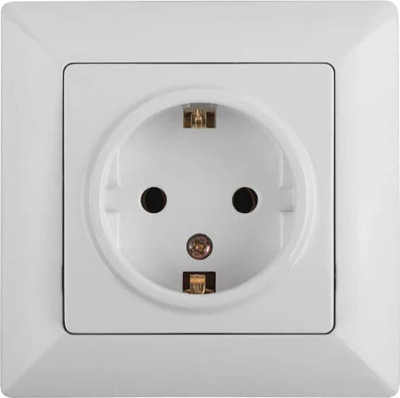 Розетка INTRO Solo 4-202-01/  Б0053649 (белый)