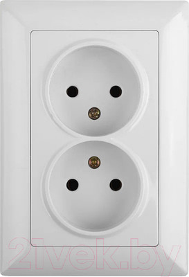 Розетка INTRO Solo 4-204-01 / Б0053666 (белый)