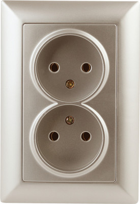 Розетка INTRO Solo 4-204-04 / Б0053669 (шампань)