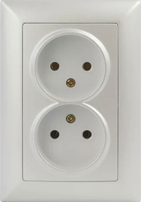 Розетка INTRO Solo 4-204-06 / Б0053671 (перламутр)