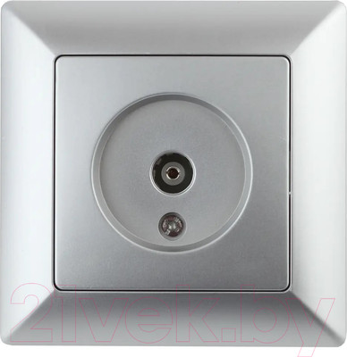 Розетка INTRO Solo 4-301-03 / Б0043370 (алюминий)