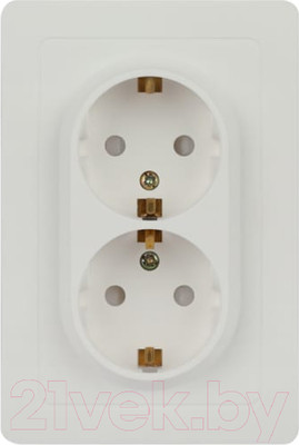 Розетка INTRO Style 7-208-01 / Б0060625 (белый)