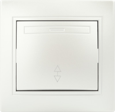 Выключатель INTRO Plano 1-103-06 / Б0053752 (перламутр)