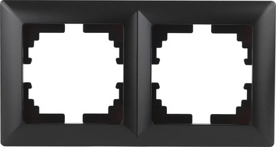 Рамка для выключателей и розеток INTRO Solo 4-502-05 / Б0043414 (антрацит)
