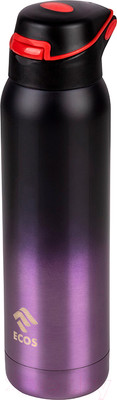 Термос для напитков ECOS 323494 (фиолетовый градиент)