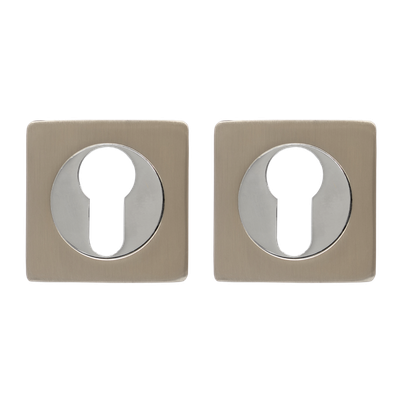 Накладка на цилиндр Basara ET 0601 SN/CP (сатин/хром)