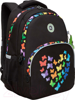 Школьный рюкзак Grizzly RG-460-4 (черный)