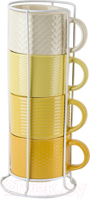 Набор кружек Nouvelle Modern / 0730010-1 (желтый)