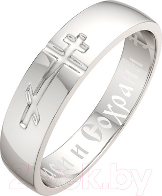 Кольцо венчальное из серебра ZORKA 0200049.REL (р.16.5)