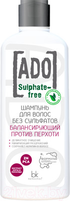 Шампунь для волос BelKosmex Ado Балансирующий против перхоти без сульфатов (250г)
