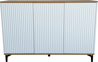 Тумба Shtabe Royal 5051 эко (белый/дуб кантри золотой/черный)