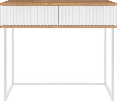 Консольный столик Shtabe Royal 5011 эко (белый-дуб кантри золотой-белый)