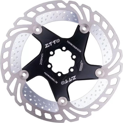 Тормозной диск для велосипеда ZTTO DP-SRFD 203мм (черный/серебристый)