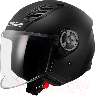 Мотошлем LS2 OF616 Airflow 2 Solid (XL, черный)