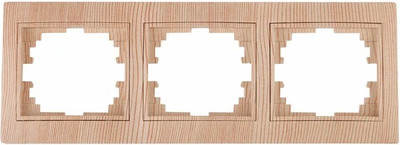 Рамка для выключателей и розеток INTRO Plano 1-503-11 / Б0030101 (сосна)