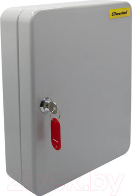 Ключница металлическая Silwerhof На 90 ключей 300x240x80мм (серый металл)