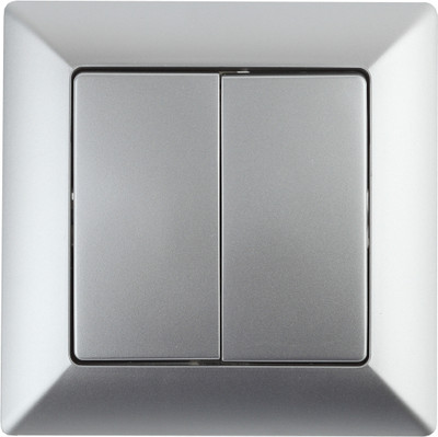 Выключатель INTRO Solo 4-104-03 / Б0053587 (алюминий)