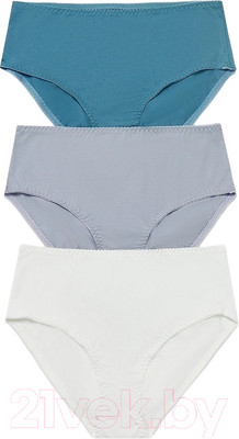 Комплект женских трусов Mark Formelle 412075-3 (р.114, сумрачно-белый-5)