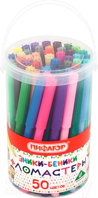 Фломастеры Пифагор Эники-беники / 152455 (50шт)