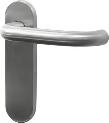 Ручка дверная Prolok SS-170BR на планке (нержавеющая сталь)