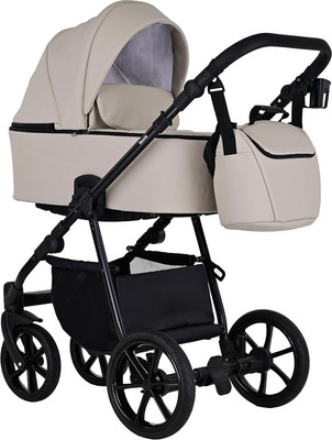 Детская универсальная коляска Pituso Tossa 2 в 1 / TS/25/5 (кожа/латте)