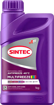 Антифриз Sintec Multi Freeze / 990561 (1кг, фиолетовый)