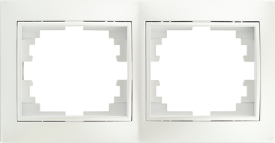 Рамка для выключателей и розеток INTRO Plano 1-502-06 / Б0053989 (перламутр)