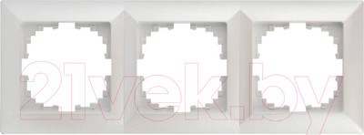 Рамка для выключателей и розеток INTRO Solo 4-503-06 / Б0053996 (перламутр)