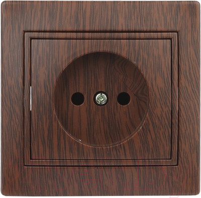 Розетка INTRO Plano 1-201-10 / Б0053870 (венге)