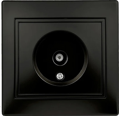 Розетка INTRO Plano 1-301-05 / Б0044573 (антрацит)