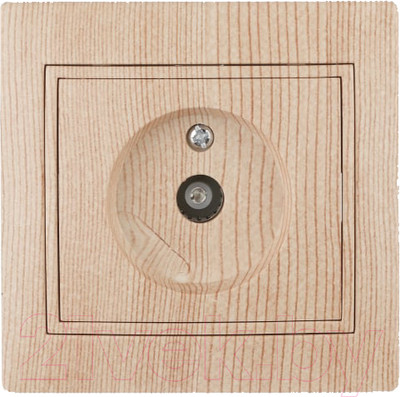 Розетка INTRO Plano 1-301-11 / Б0030081 (сосна)