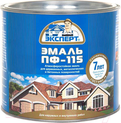 Эмаль Эксперт ПФ-115М Глянцевый (1.8кг, бежевый)