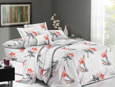 Комплект постельного белья Моё бельё БП 1.5сп Классик Киото / 24014