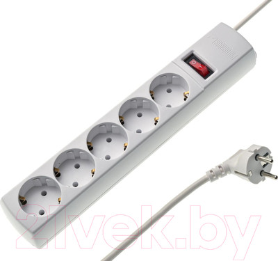 Сетевой фильтр Юнивольт 00-00000390 (3м, 5 розеток, белый)