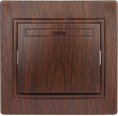 Выключатель INTRO Plano 1-102-105 / Б0053738 (венге)