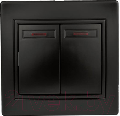 Выключатель INTRO Plano 1-105-05 / Б0053780 (антрацит)