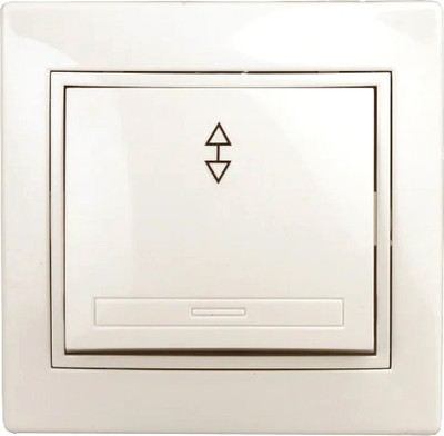 Выключатель INTRO Plano 1-103-02  / Б0053744 (слоновая кость)