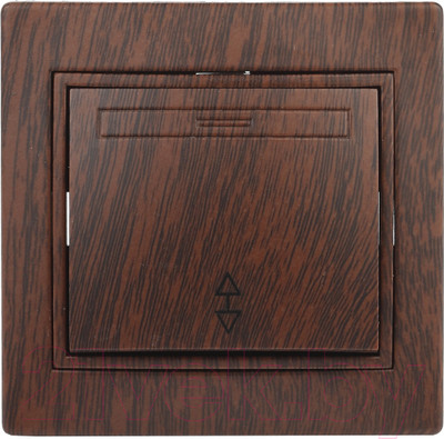 Выключатель INTRO Plano 1-103-10 / Б0053754 (венге)